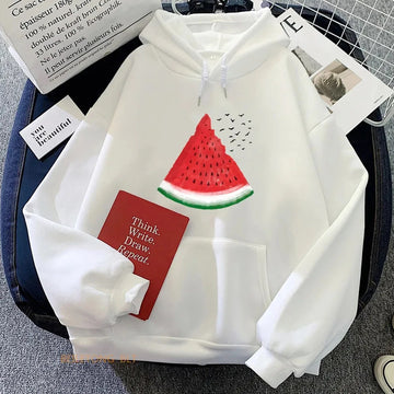 White watermelon hoodie